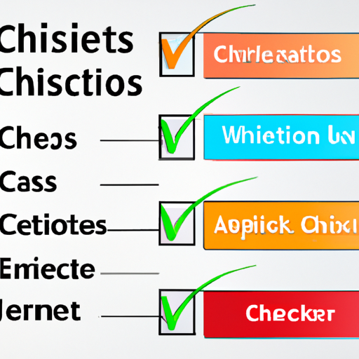 תמונת צ'ק-ליסט הממחישה את הגורמים שיש לקחת בחשבון בעת בחירת שירותי IT