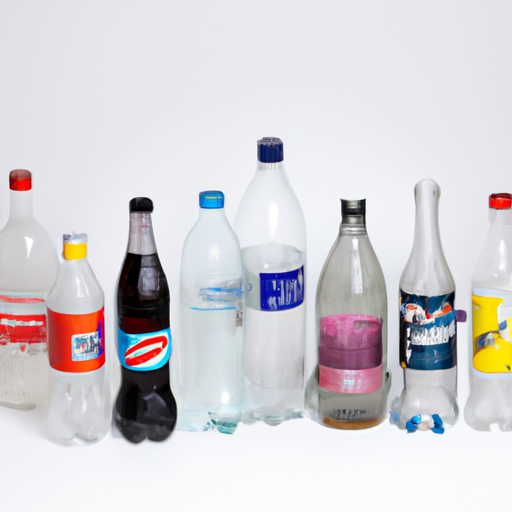תמונה של בקבוקים ממותגים שונים המציגים עיצובים וסגנונות שונים